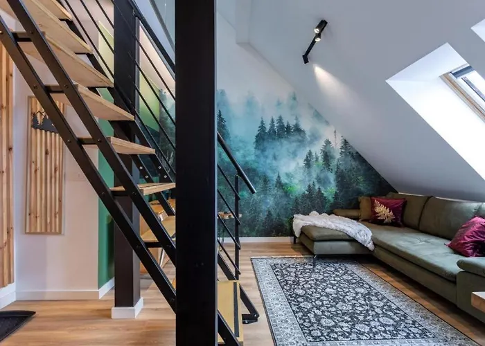 Lägenhet The View Dwupoziomowy Z Basenem, Sauna, Jacuzzi - 5d Szklarska Poręba